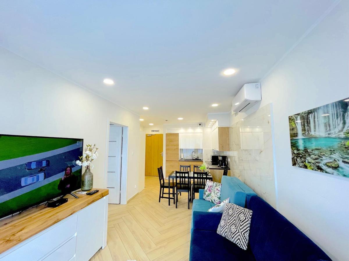 Apartament Superior Blue Przy Plazy- Free Pool, Saunas, Jacuzzi, Fitness, Salzgrotte Kolobřeh Exteriér fotografie
