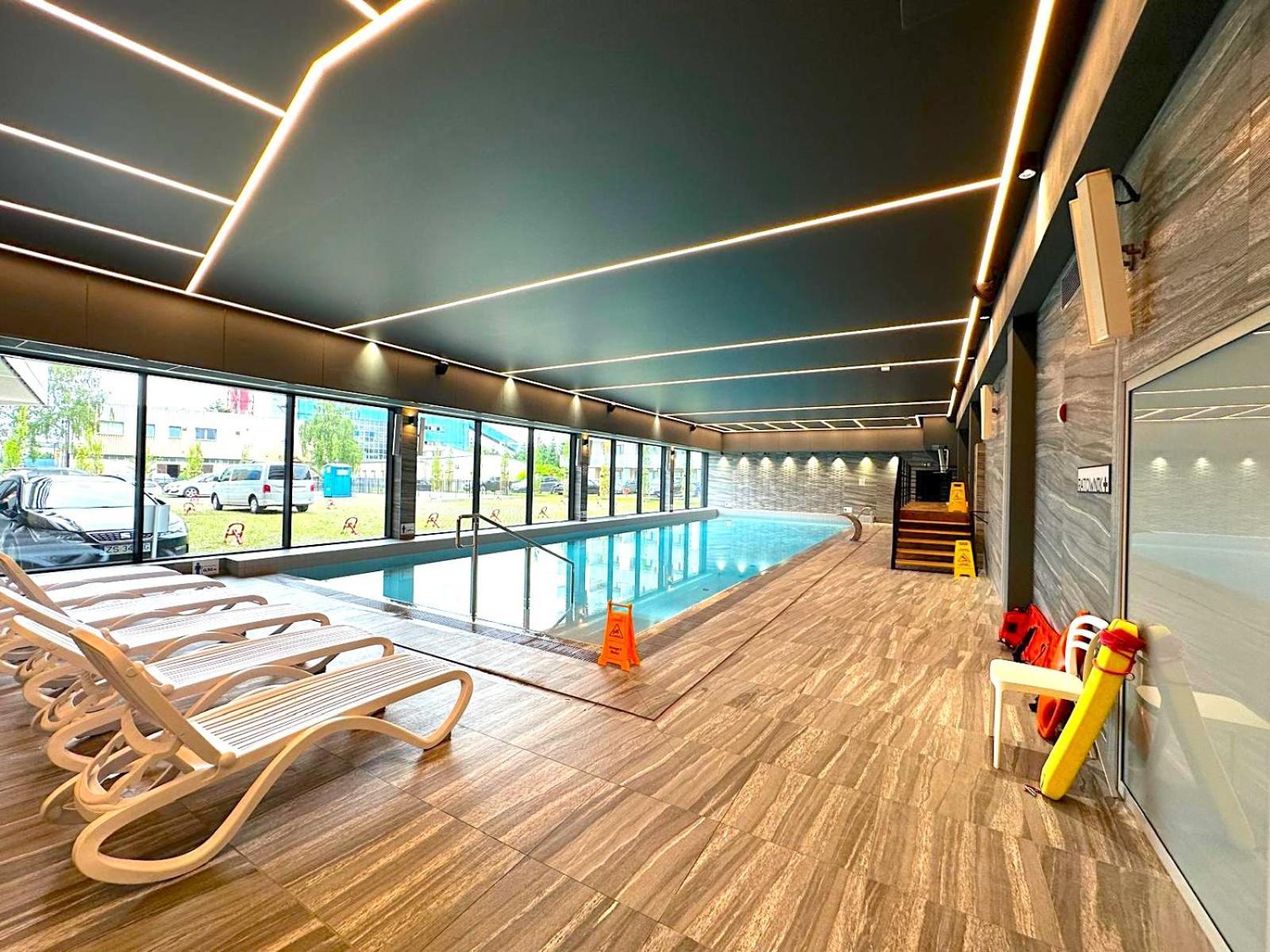 Apartament Superior Blue Przy Plazy- Free Pool, Saunas, Jacuzzi, Fitness, Salzgrotte Kolobřeh Exteriér fotografie