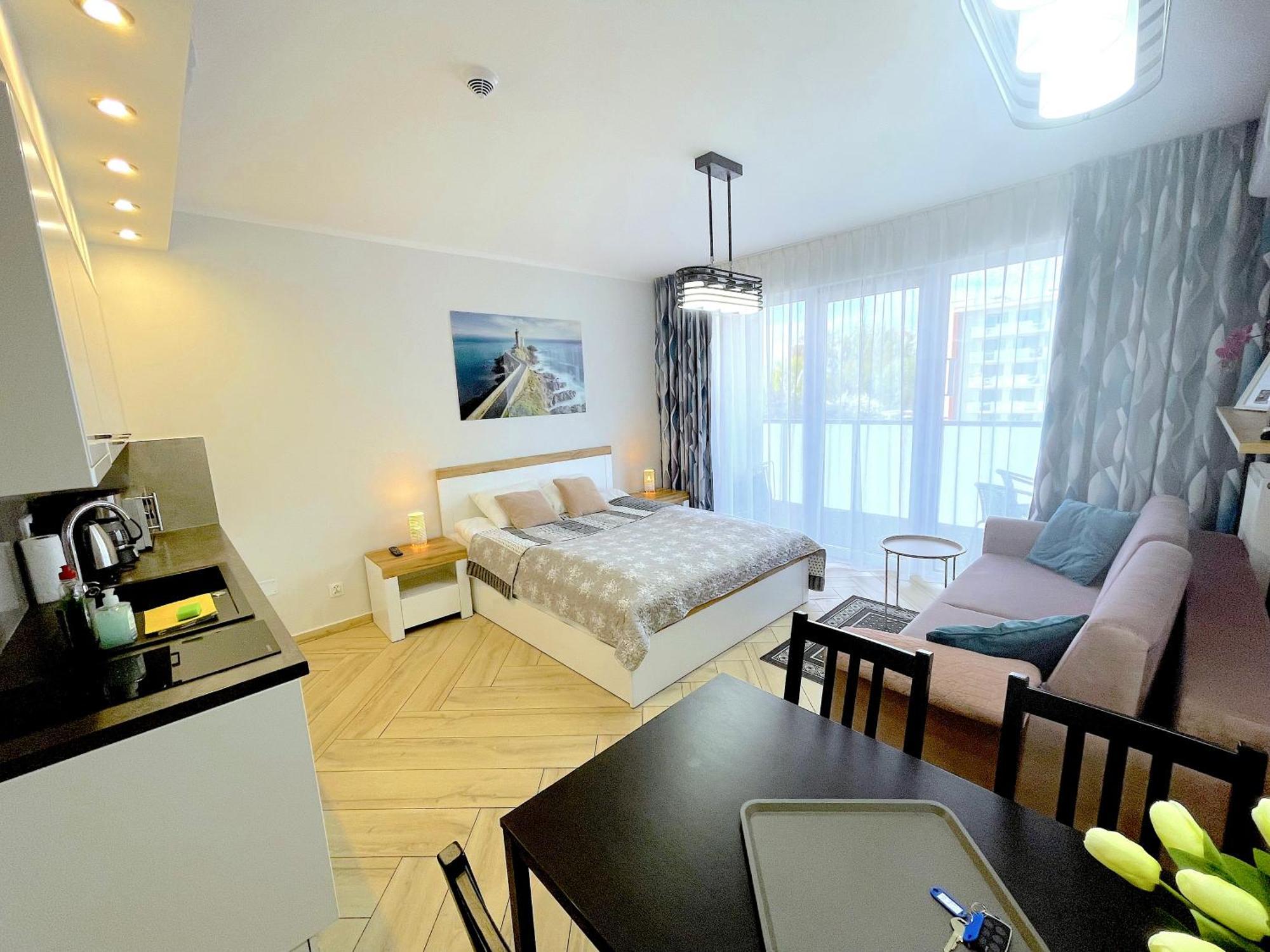 Apartament Superior Blue Przy Plazy- Free Pool, Saunas, Jacuzzi, Fitness, Salzgrotte Kolobřeh Exteriér fotografie